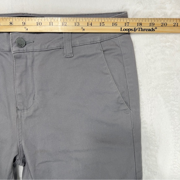 RSQ London Chino Skinny Pants 32x32 Solid Grey Stretch Great Condition!! - Picture 9 of 14